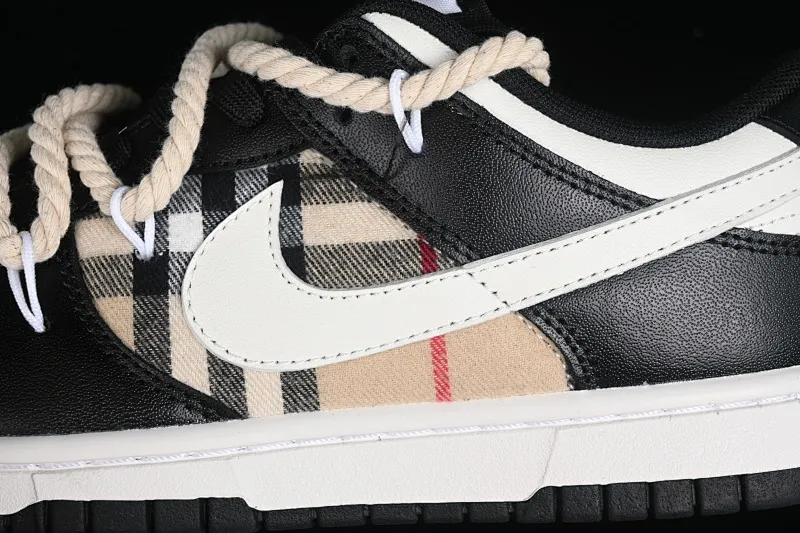 All categories Nk SB Dunk series Nk SB Dunk Low low-top sneakers Nk Dunk Low Fire Heart Scottish distressed panda beige SB deconstructed strap low-top casual sneakers DD1391-100